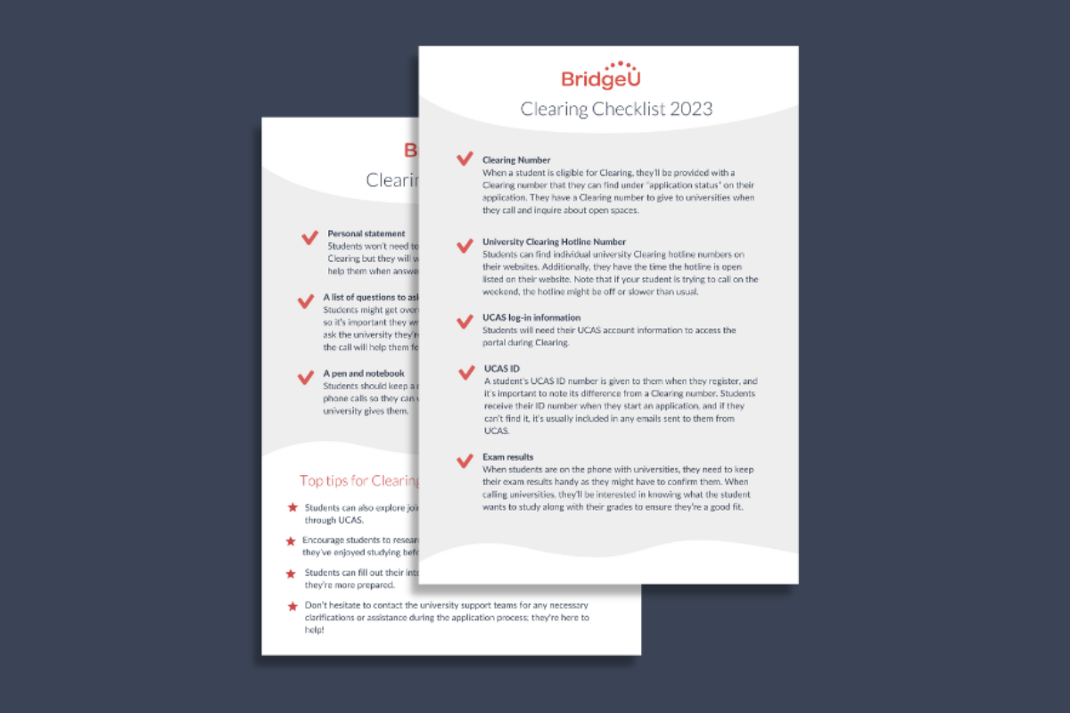 Personal Statement Template BridgeU